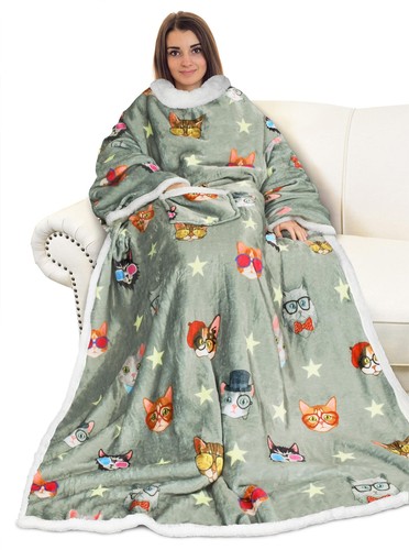Gift sleeve blanket - blanket, for