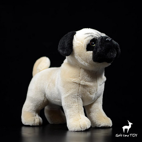 Peluche cane carlino cm - peluche, 26