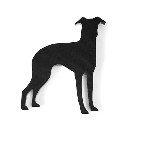 Lurcher dog refrigerator - lurcher,