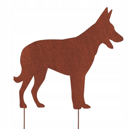 Pastorello belga figura corten - pastorello,