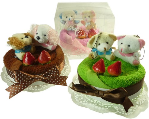Dog puppet bear cake - bear,