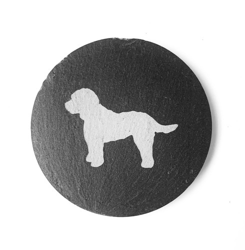 Cockapoo dog slate - cockapoo,