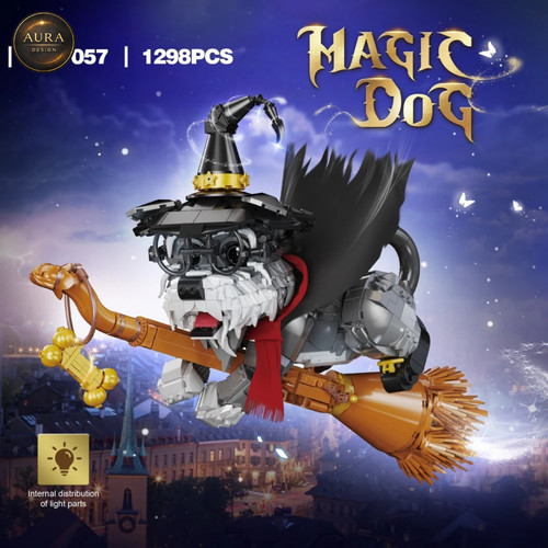 Dog wizard bricks 26cm toy