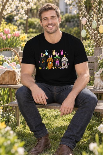 Easter dogs with bunny ears - dogs,