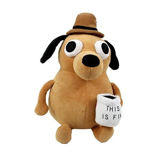Plush coffee dog meme this - coffee, is